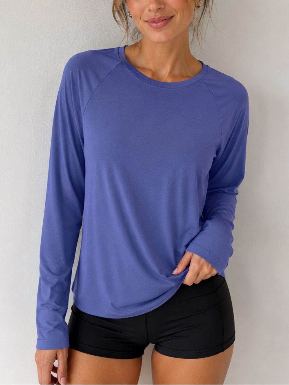 FWD *NWT* Periwinkle Blue Long Sleeve Athletic Top